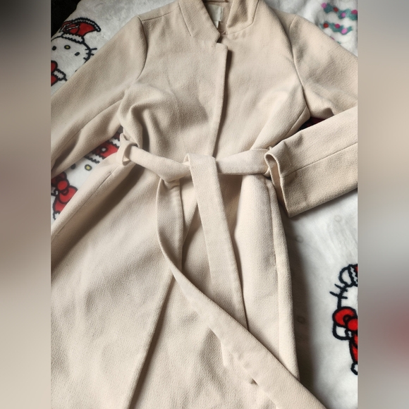 H&M Ivory Wool Coat - Picture 5 of 6